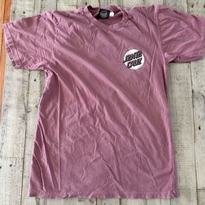 Santa Cruz Skateboards Mauve Short Sleeve Tee size S